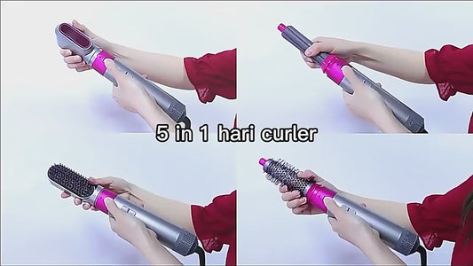 Cepillo secador 5 en 1 para el cabello